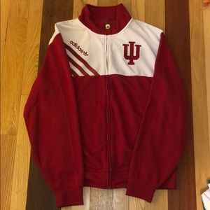 Indiana University Adidas zip up